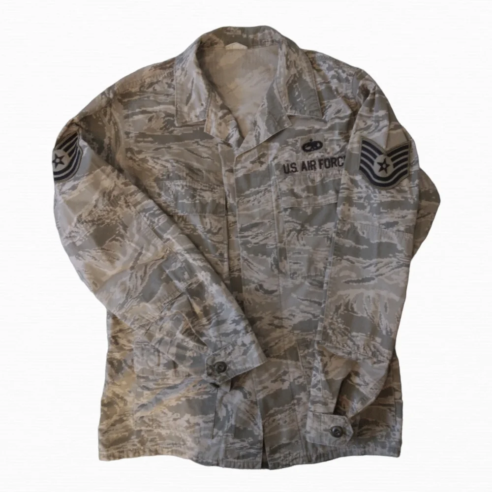 Airforce fatigues/ABU set- pants 34-36"x32" jacket L - Picture 2 of 9